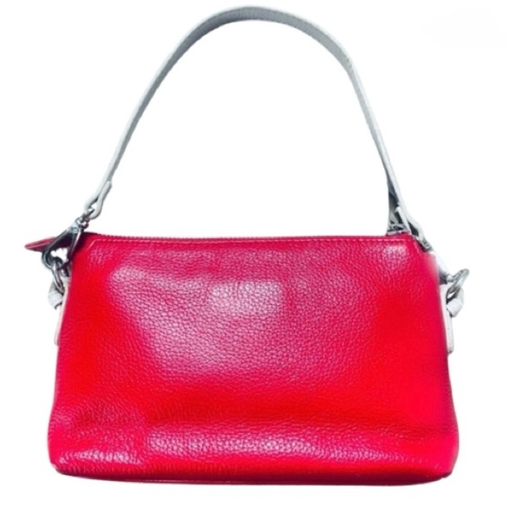 DANIER RED LEATHER HANDBAG